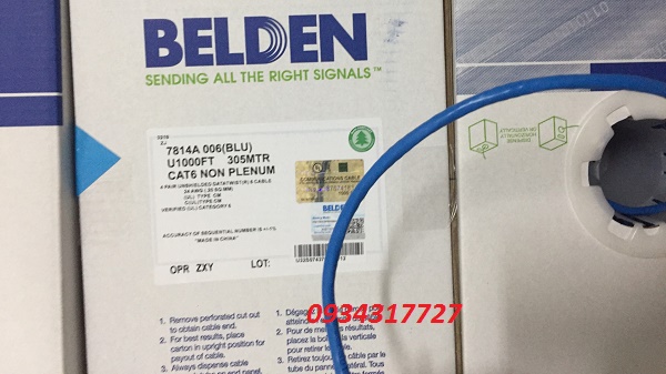 cáp mạng belden cat6 